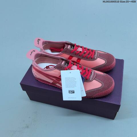 Onitsuka Tiger Mexico 66 NM Pink Burgundy Metallic Red EU 35-45 Sneaker Casual Sneakers - Unisex BS-68850