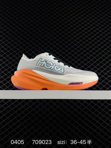 HOKA Mach X Grey White Neon Yellow Teal Orange EU 36-45 Running Shoe Running Sneakers - Unisex (BS-86265)