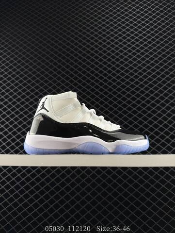 Jordan Air Jordan 11 Cool Grey White Black Translucent Blue EU 36-46 Basketball Shoe - Unisex BS-81278