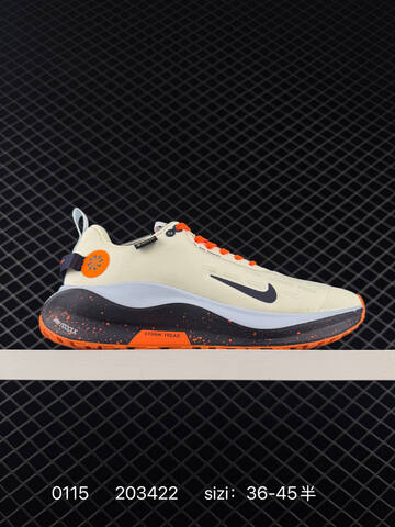 Nike ReactX Infinity Run 4 GTX Cream Black Orange EU 36-45 Running - Unisex (BS-73128)