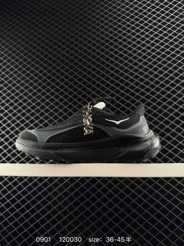HOKA ONE ONE Project Transport Black Silver Grey EU 36-45 Running Shoe Running Sneakers - Unisex (BS-86465)