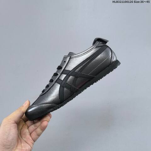 Onitsuka Tiger MEXICO 66 Metallic Dark Silver Black EU 36-45 Sneaker Casual Sneakers - Unisex (BS-69036)