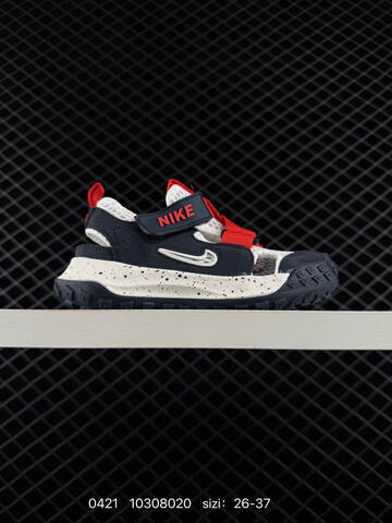 Other Nike Macaron Children s Shoes With Deconstructed Splicing Easter Egg Half Toe And Hook And Loop Summer Korean Style Non-slip Heightening Soft Sole Breathable Two-strap Sports Sandals For Boys And Girls Light Pink White Speckle Navy Red (BS-71959)