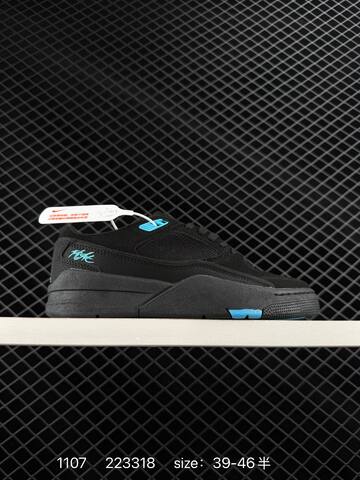Jordan Air Jordan 4 Retro Black Blue EU 39-46 Basketball Shoe - Unisex (BS-80327)