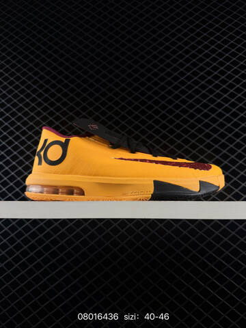 Nike KD 6 Black Mint Green Red Yellow EU 40-46 Basketball - Men's (BS-69983)