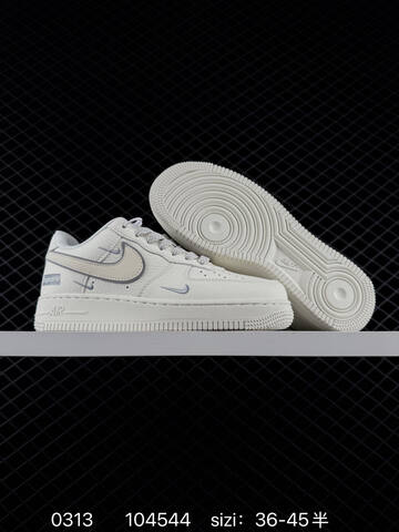 Nike Air Force 1 Low White Grey EU 36-45 Lifestyle - Unisex (BS-72673)
