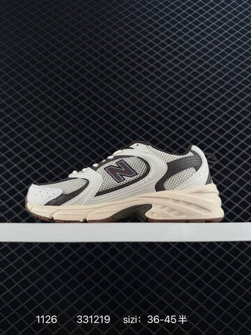 New Balance MR530 Off White Dark Brown Beige EU 36-45 Sneaker - Unisex (BS-82553)