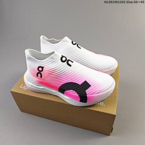 On Cloudboom Strike LS White Black Pink Purple Orange EU 36-45 Running Shoe Running Sneakers - Unisex (BS-69756)