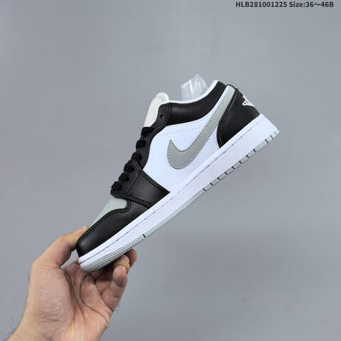 Jordan Air Jordan 1 Low OG Black White Gray EU 36-46 Casual - Unisex (BS-67278)