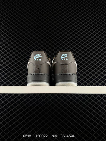 Nike Air Force 1 07 Low Dark Brown Light Blue White EU 36-45 Lifestyle - Unisex (BS-71375)