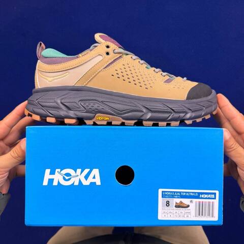 HOKA ONE ONE Tor Ultra 7 Khaki Teal Purple Black Brown Trail Shoe Trail Running Sneakers (BS-86824)