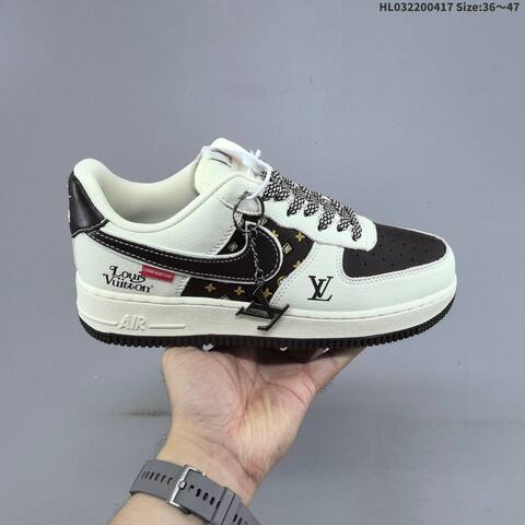Nike Air Force 1 07 LV8 Light Grey Off White Black Silver EU 36-47 Sneaker - Unisex BS-60688