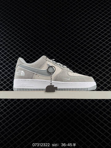Nike Air Force 1 07 Black Grey White EU 39-45 Casual - Unisex (BS-70001)