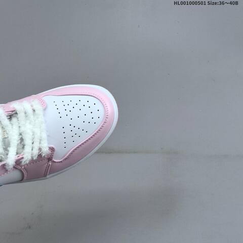 Jordan Air Jordan 1 Low White Pink Foam Glacier Blue EU 36-40 Casual - Unisex (BS-66068)