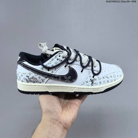 Nike Dunk SB Low Grey Burgundy Navy Cream EU 36-45 Skate Shoe - Unisex BS-61370