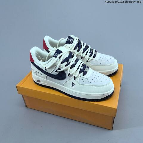 Nike Air Force 1 07 LV8 Grey Blue White EU 36-45 Sneaker - Unisex BS-61839