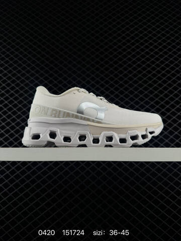 On Cloudmonster 2 Light Grey White EU 36-45 Running Shoe Running Sneakers - Unisex (BS-85345)