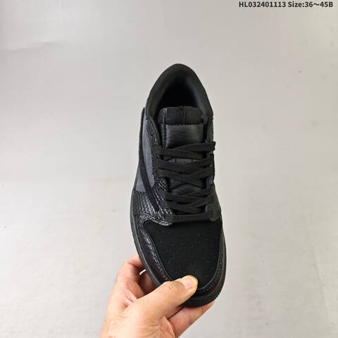 Jordan Air Jordan 1 Low x Travis Scott Black EU 36-45 Lifestyle - Unisex (BS-63806)