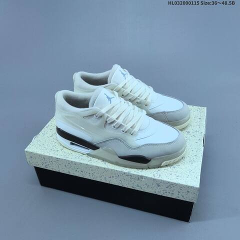 Jordan Air Jordan 4 RM SP White Gray Black 36 48 5 Lifestyle - Unisex (BS-66966)