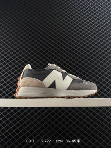 New Balance 327 Dark Grey Off White Beige Gum EU 36-45 Sneaker Unisex BS-82837