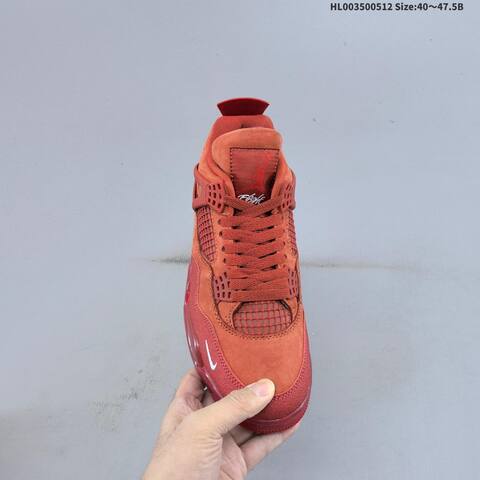 Nike Air Jordan 4 Brick Red Rust Red Maroon EU 40-47 5 Basketball - Men's (BS-65988)