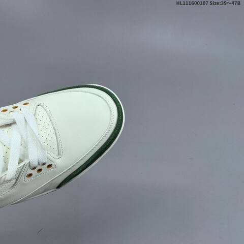 Jordan Air Jordan 3 Retro White Green Gum EU 39-47 Basketball - Unisex (BS-67064)