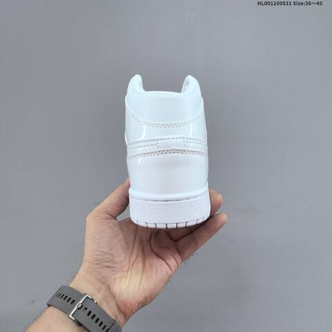 Jordan Air Jordan 1 Mid White EU 36 45 Basketball - Unisex (BS-65838)