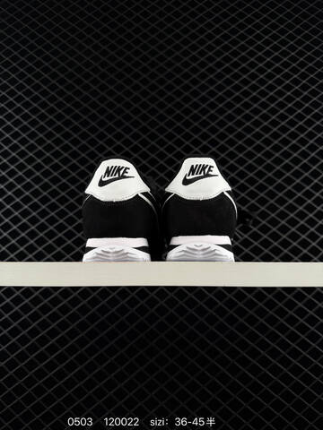 Nike Classic Cortez FQ0259 Black White EU 36-45 5 Casual - Unisex (BS-71707)