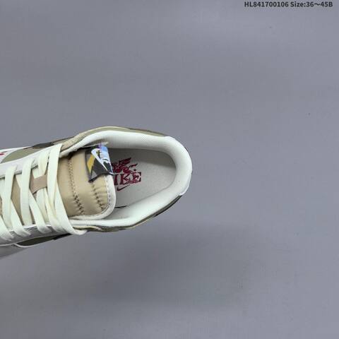 Nike SB Dunk Low CNY Year Of The Dragon IQ1118-220 White Khaki Olive Brown Red EU 36-45 Skate Shoe - Unisex BS-62206