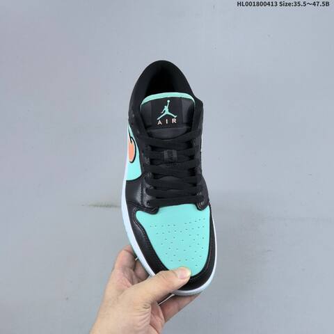 Jordan Air Jordan 1 Low SE Tropical Twist Black Peach EU 35 5-47 5 Casual - Unisex (BS-66213)