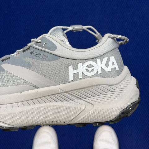HOKA ONE ONE Transport GTX Off White Light Blue Grey Olive Black Running Shoe Running Sneakers (BS-86833)