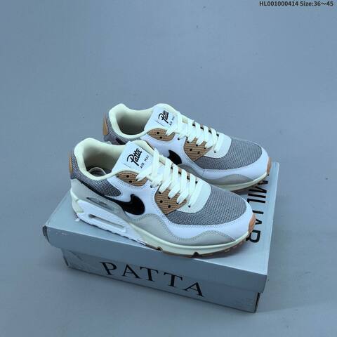 Nike Air Max 90 Black White EU 36-45 Running Shoe - Unisex (BS-60745)