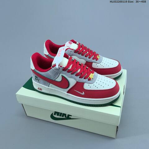 Nike Air Force 1 07 Low Light Beige Yellow Black White EU 36-45 Sneaker - Unisex BS-61888