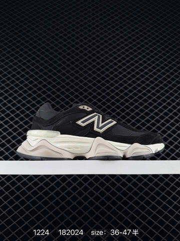 New Balance 9060 Black Off White Beige EU 36-47 Sneaker - Unisex (BS-82460)