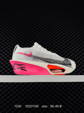 Nike Air Zoom Alphafly Next 3 White Blue Pink Orange Black 35-45 5 Running - Unisex (BS-73380)
