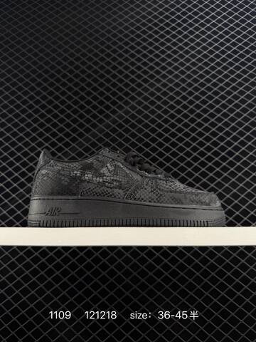 Nike Air Force 1 07 Black Purple Red White Snake Print EU 36-45 Lifestyle - Unisex (BS-74280)