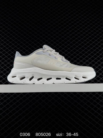 On Cloudmonster 2 Ivory White Dark Gray 36-45 Running Shoe Running Sneakers - Unisex (BS-85402)
