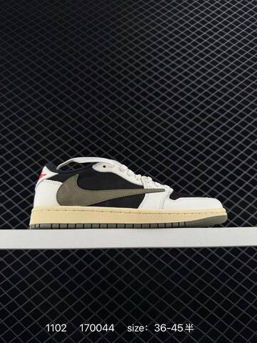 AIR JORDAN Travis Scott x Air Jordan 1 Reverse Mocha AJ1 1 TS Lifestyle (BS-80369)