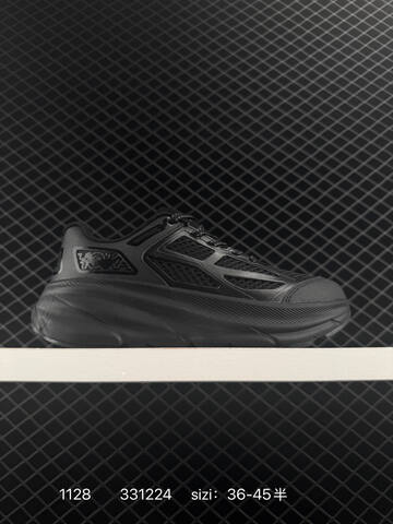 HOKA ONE ONE Clifton One9 Triple Black EU 36-45 Running Shoe Running Sneakers Unisex BS-86369