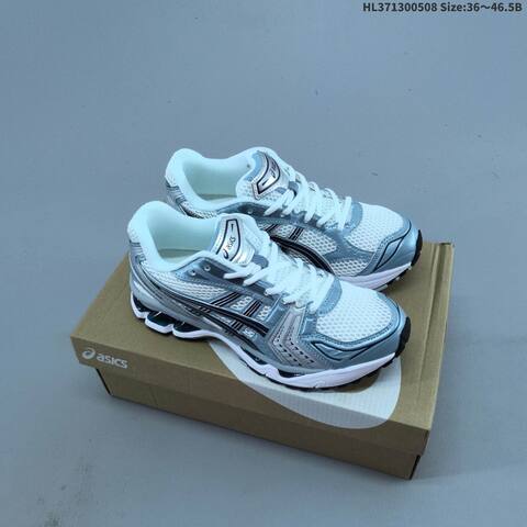 Asics Gel Kayano 14 Silver Cream Green EU 36 To 46 5 Running Shoe Running Sneakers - Unisex (BS-68853)