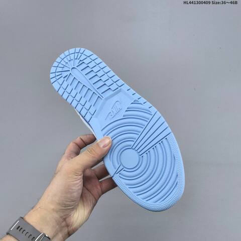 Air Jordan 1 Low Ice Blue AIR JORDAN 1 Aj1 Lifestyle (BS-66270)