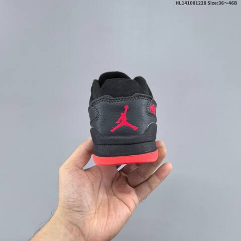 Jordan Air Jordan 4 Retro Black Red 36 46B Basketball - Women's (BS-67218)
