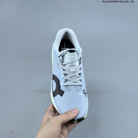 On Running Cloudmonster 3 Hyper Light Grey White Neon Yellow Black EU 36-45 Running Shoe Running Sneakers - Unisex (BS-69491)
