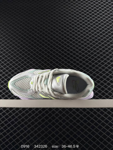 New Balance 9060 White Silver Purple Neon Green EU 36-46 5 Sneaker - Unisex (BS-82814)