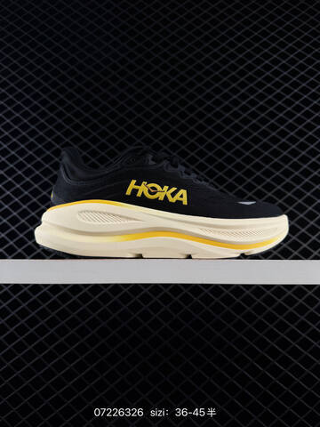 HOKA ONE ONE Clifton 10 Black Cream Yellow EU 36-45 Running Shoe Running Sneakers - Unisex (BS-86149)