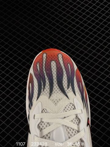 Nike ZoomX Invincible Run Flyknit White Red Orange With Flame Graphics 36-45 Running - Unisex BS-74325