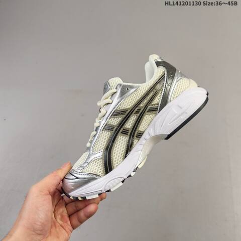 Asics Gel-Kayano 14 Cream Silver Black EU 36-45 Running Shoe Running Sneakers - Unisex (BS-69203)