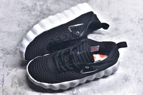 Nike Mind 002 Flyknit Black White Metallic Silver Orange Sneaker (BS-59803)