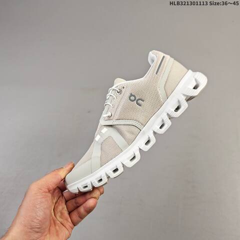 On Running Cloud 6 Beige Off White EU 36-45 Running Shoe Running Sneakers - Unisex (BS-69821)