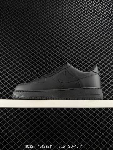 Nike Air Force 1 07 Triple Black EU 36-45 5 Casual - Unisex (BS-74645)